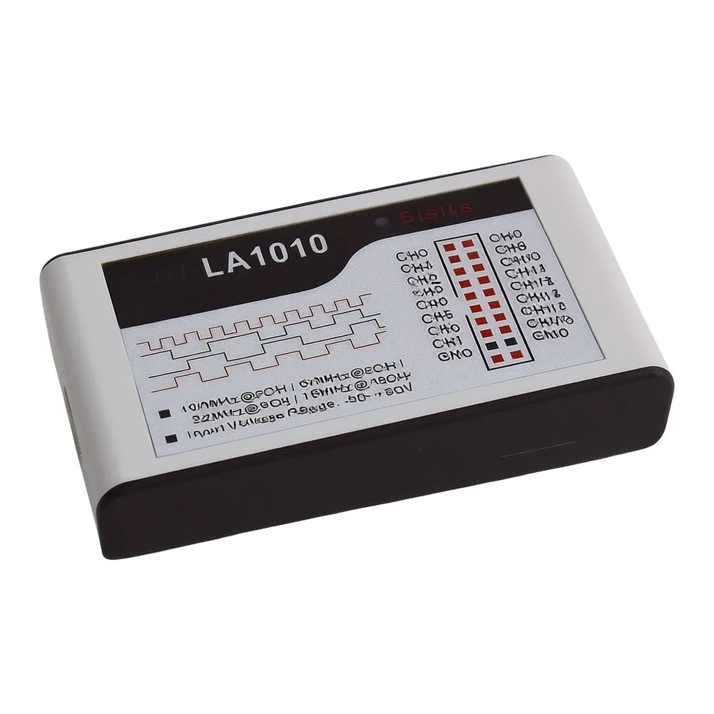 LA1010 16 Channel For Logic Analyzer 100MHz Sampling Rate For Protocol Debugging UART I2C For SPI For RS232 Electronic Testing
