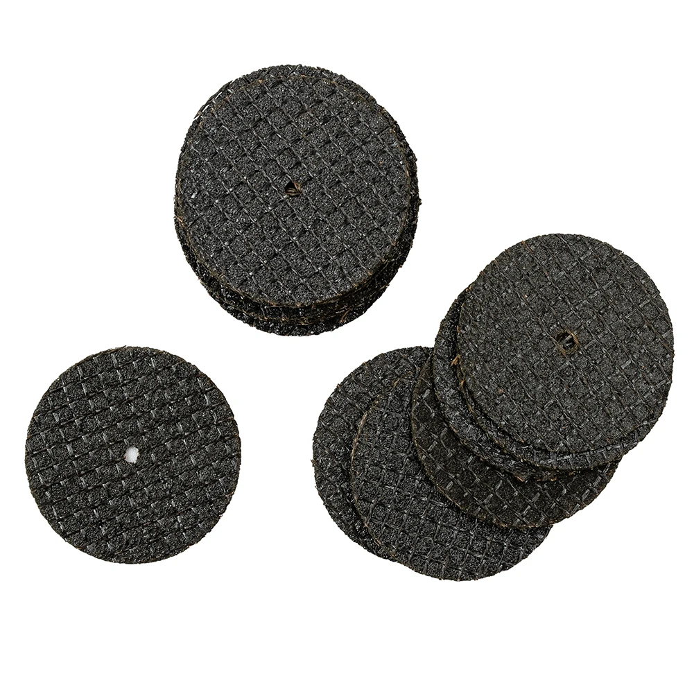 Rodas de corte de resina para ferramenta rotativa, discos de corte 32mm de diâmetro, 1 conjunto, 1 conjunto, mandril de alta qualidade, 25pcs, novo