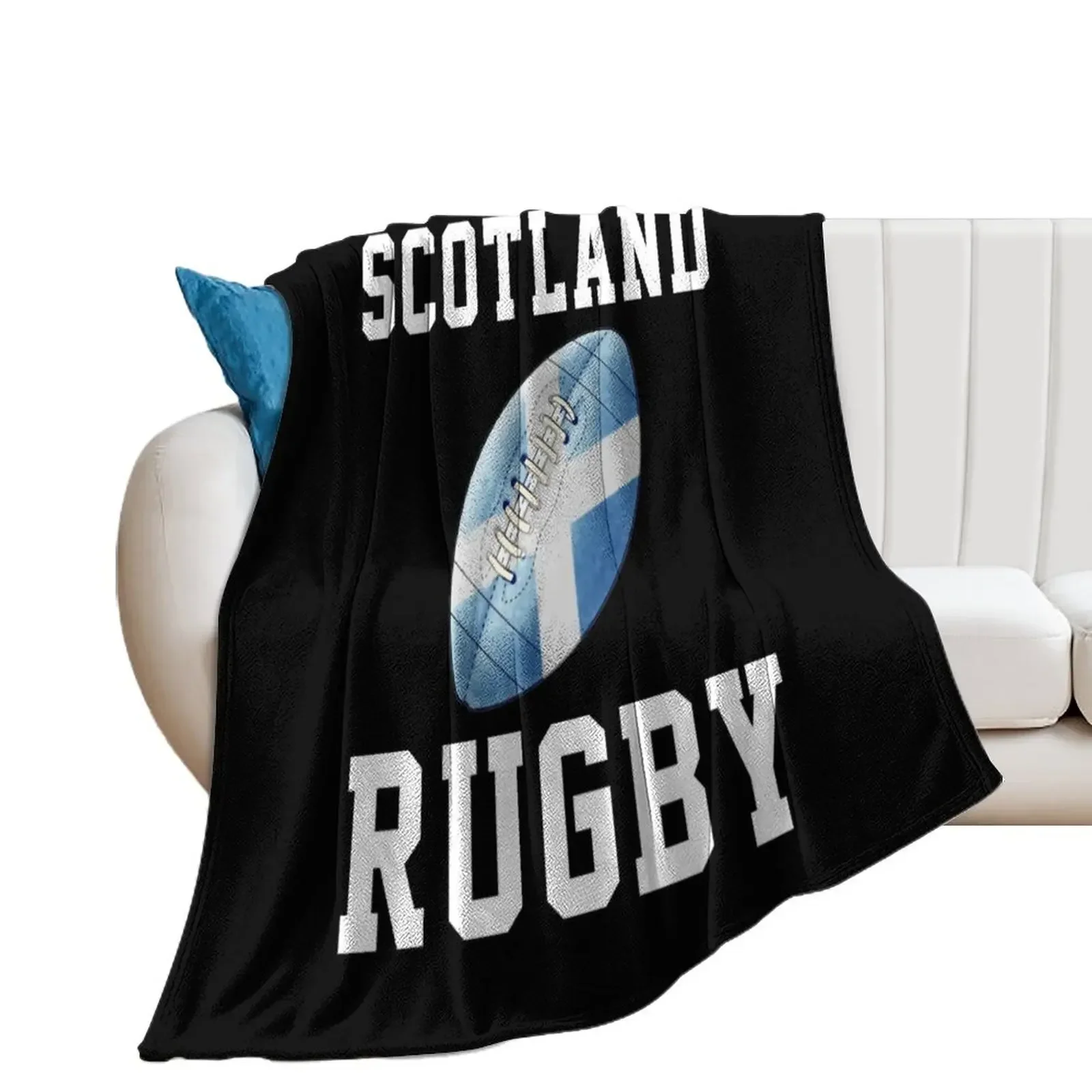 Scotland Rugby Throw Blanket Bed linens warm for winter Blankets