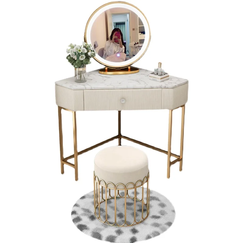 Beige Organizer Dressing Table Drawers Aesthetic Luxury Bedroom Dressing Table Mirror Unique Escritorio De Maquillaje Furniture
