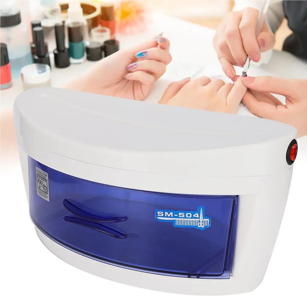 Sterilizzatore UV disinfezione armadio luce ultravioletta per pinzette per Manicure strumento professionale per unghie scatola di sterilizzazione ad aria secca