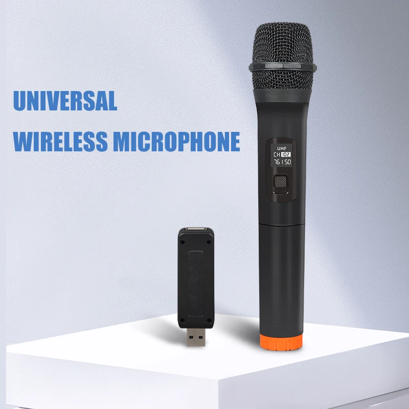 U-segment USB powered universal dynamic wireless microphone one to two conference home outdoor audio KTV universal microphone