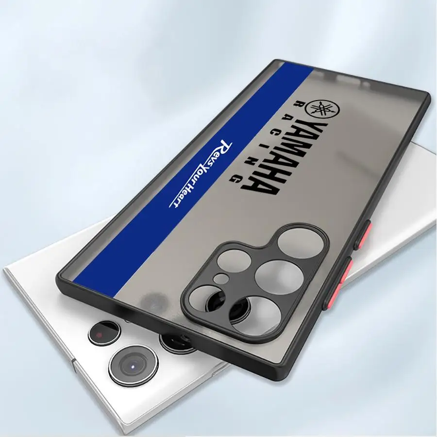 Back Phone Cover Case for Samsung Galaxy S9 S24 FE S21 S22 Plus S20 S10 S23 Ultra S25 Edge Motorcycle Y-YamAha-S