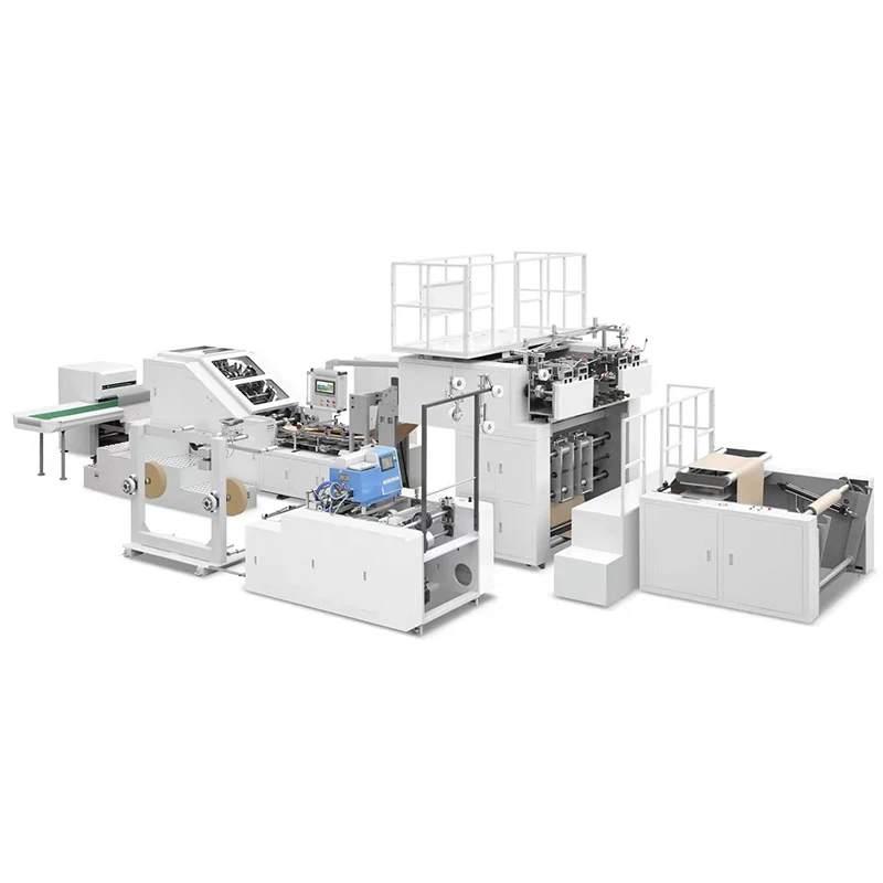 China V Bottom Paper Bag Making Machine Brown Paper Bag Making Machine