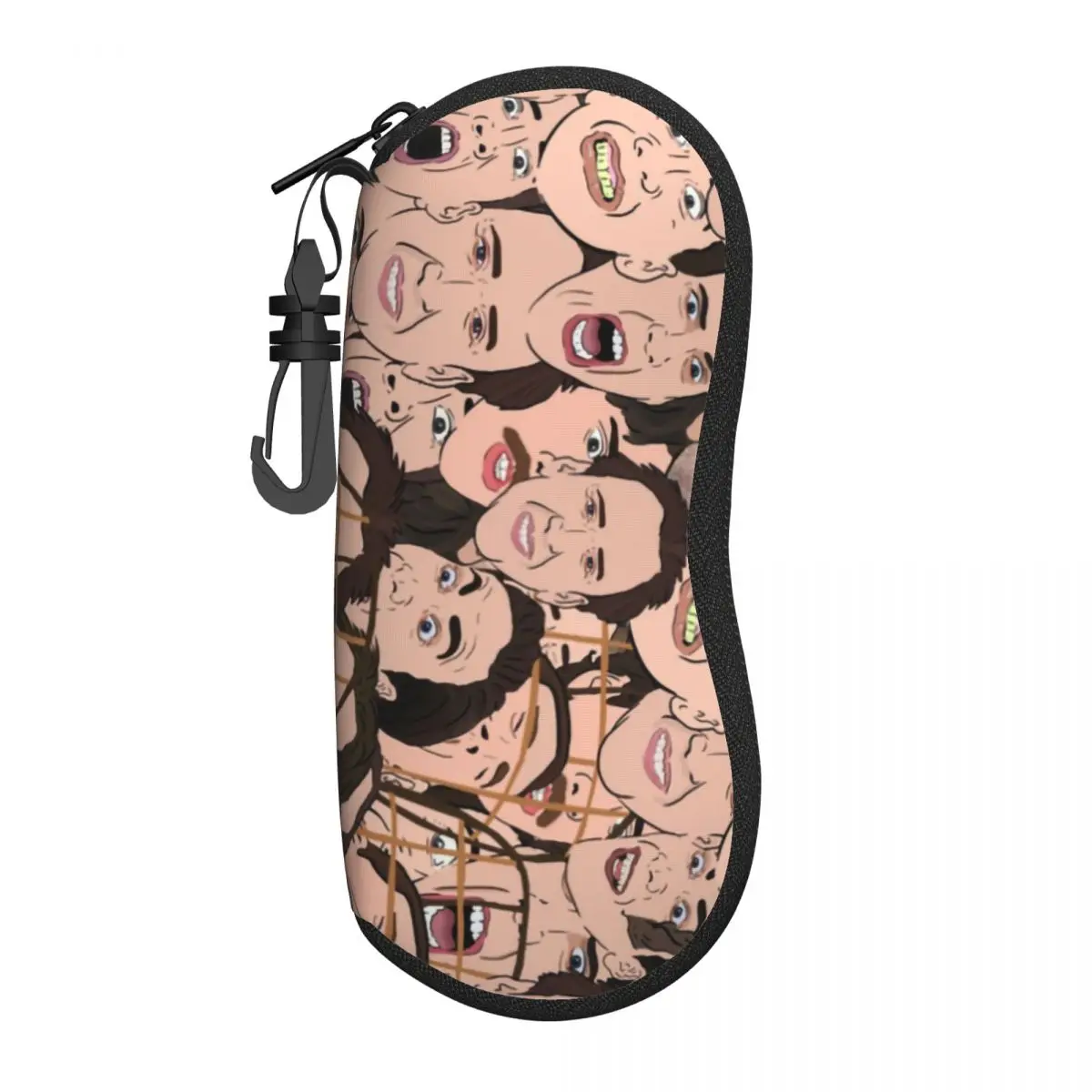 مخصص نيكولاس قفص في جميع أنحاء شل النظارات حالة الرجال النساء لطيف مضحك ميمي نظارات حالة النظارات الشمسية مربع الحقيبة