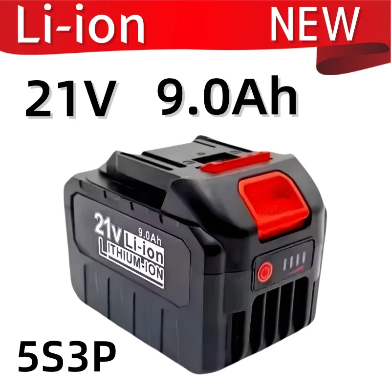 21V 18650 Lithium Battery Rechargeable Batteries High-current lpega High Discharge 21 Volt Replace Battery For Screwdriver