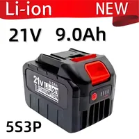 21V 18650 Lithium Battery Rechargeable Batteries High-current lpega High Discharge 21 Volt Replace Battery For Screwdriver