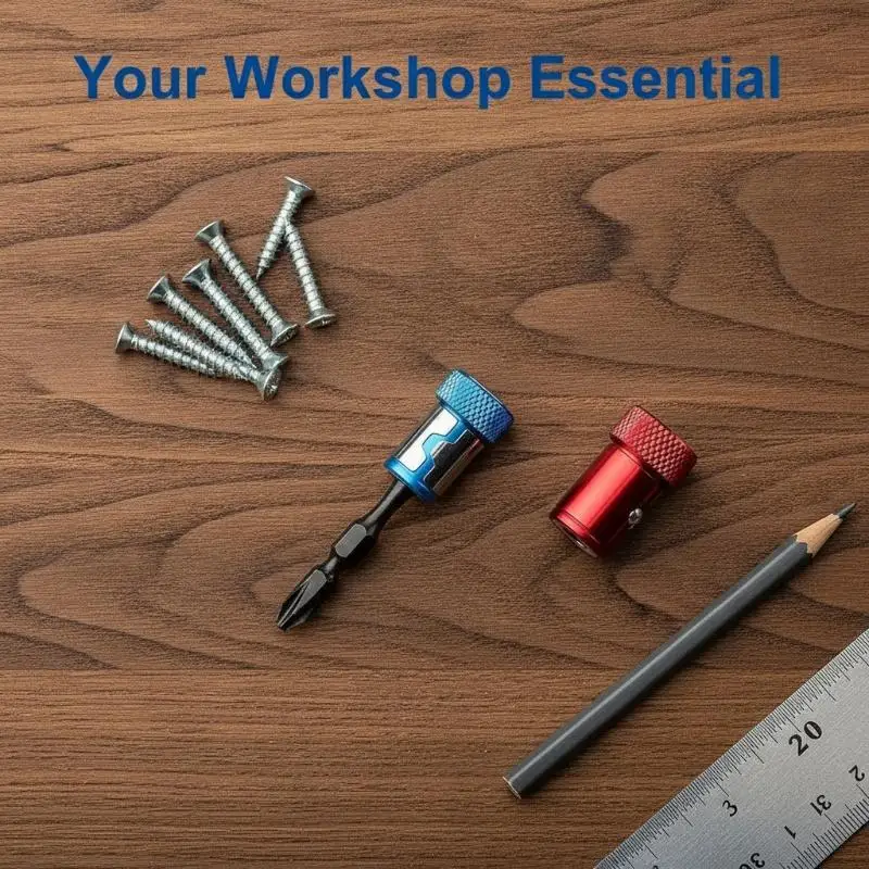 New 1/3/5PCS Universal 1/4 Batch Head Colored Magnetic Coil Metal Screwdriver Head Magnetizer Electric Tool Accessory Set