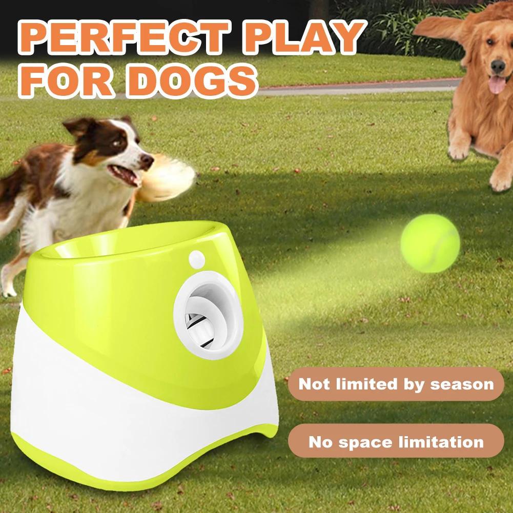 Automatic Dog Ball Launcher Automatic Pet Dogs Chase Toy Ball Launcher Dog Toy Dog Tennis Automatic Launcher Pet Interactive Toy