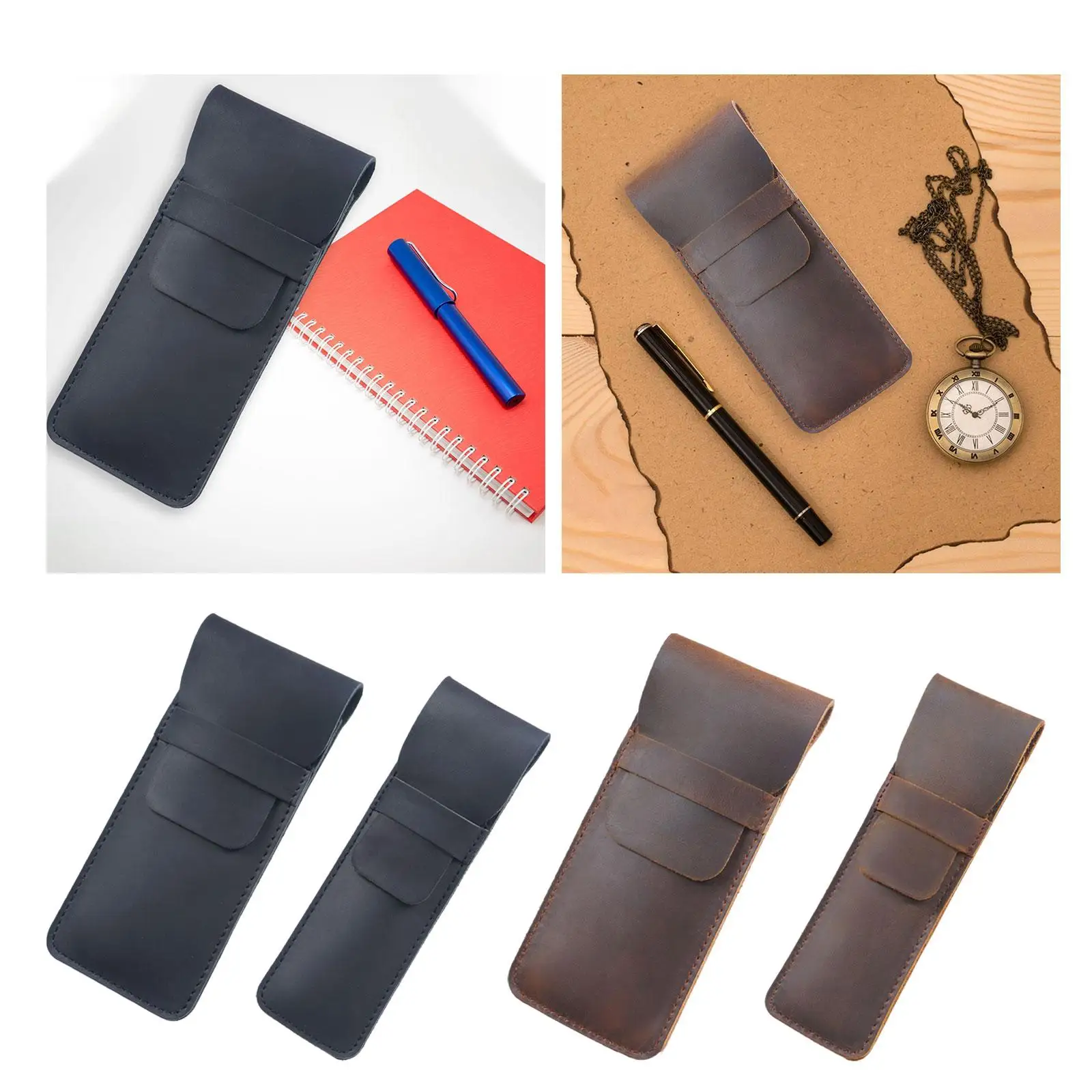 Pen Holder Sundries Storage Bag Pen Protector Pencil Pouch Office Supplies for