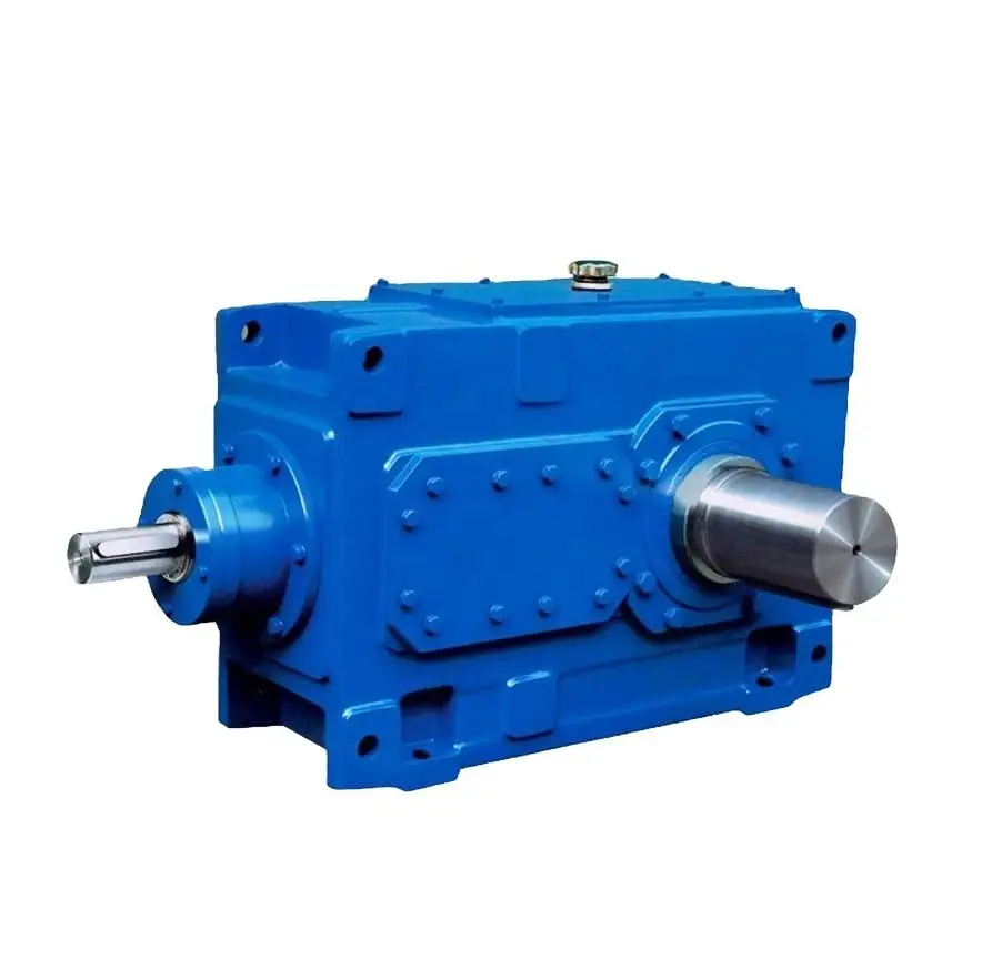H/B Series Bevel-Helical Horizontal Gear Units Hollow Shaft With Involute Spline