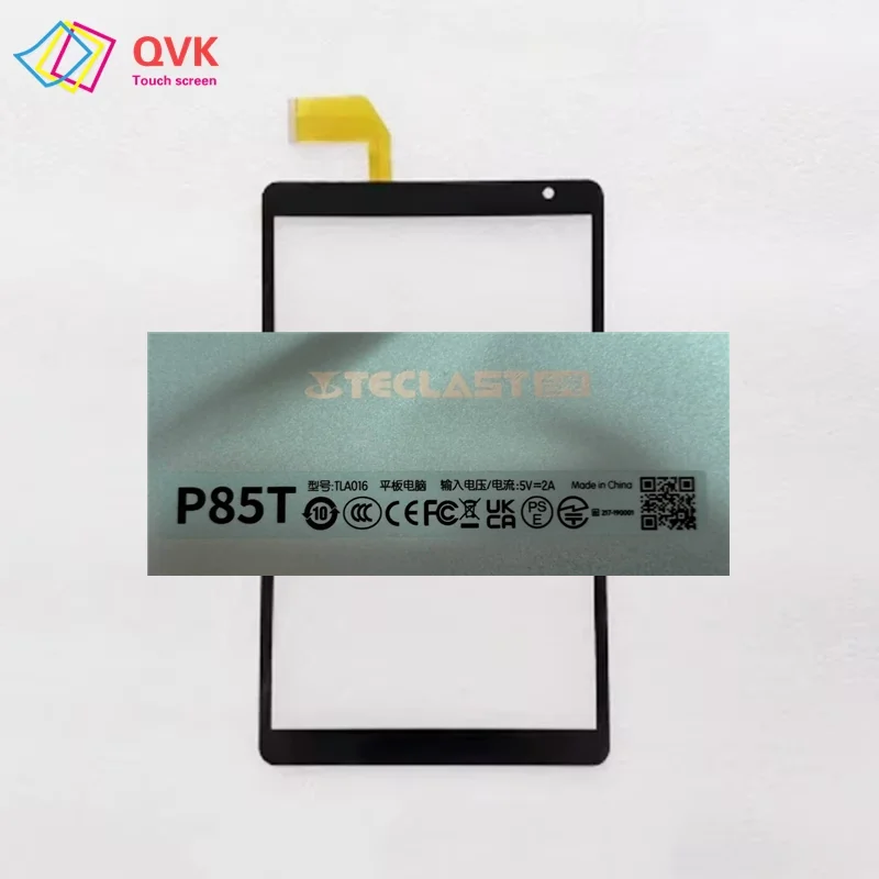 QVK 8 Inch Black For Teclast P85T Kids Tablet Capacitive Touch Screen Digitizer Sensor FD080PJ0911A-V2.0 Model TLA016
