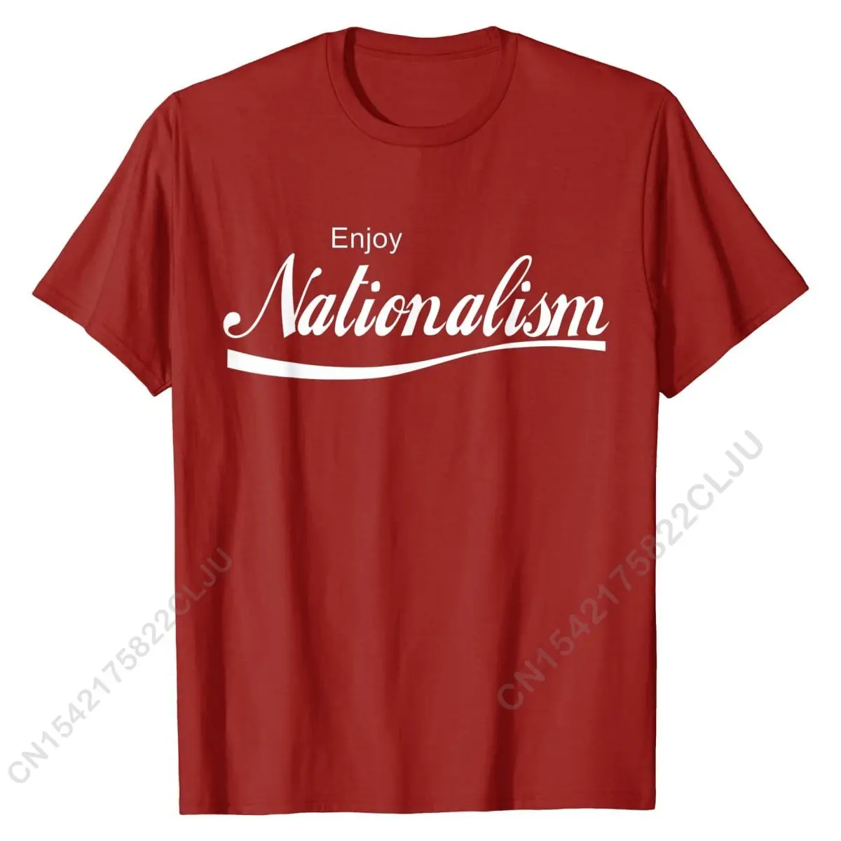 Enjoy Nationalism Nationalist T-Shirt Funny Slim Fit Tshirts Cotton Male Tops Shirt Slim Fit