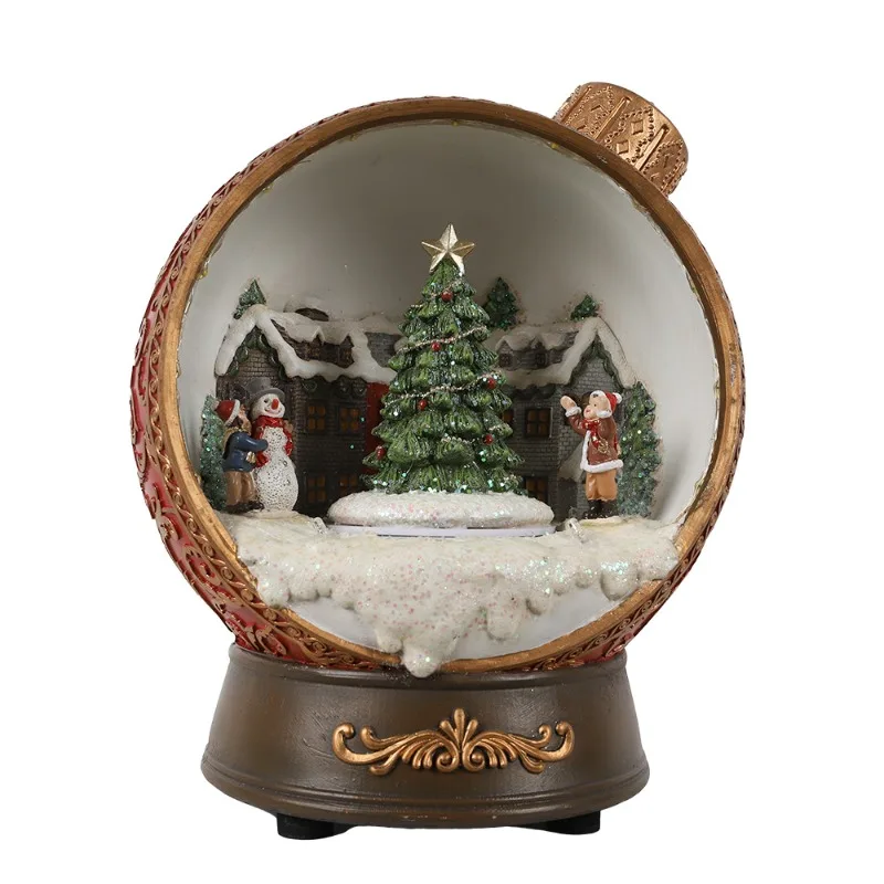 Foreign trade creative Christmas night light scene, light room music bell, Christmas gift atmosphere ornament decoration