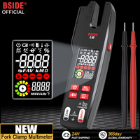 BSIDE U6 Digital Clamp Meter DC/AC 600A Professional Ammeter Clamp T-RMS Current Open Jaw Electrical Tester Automatic Multimeter