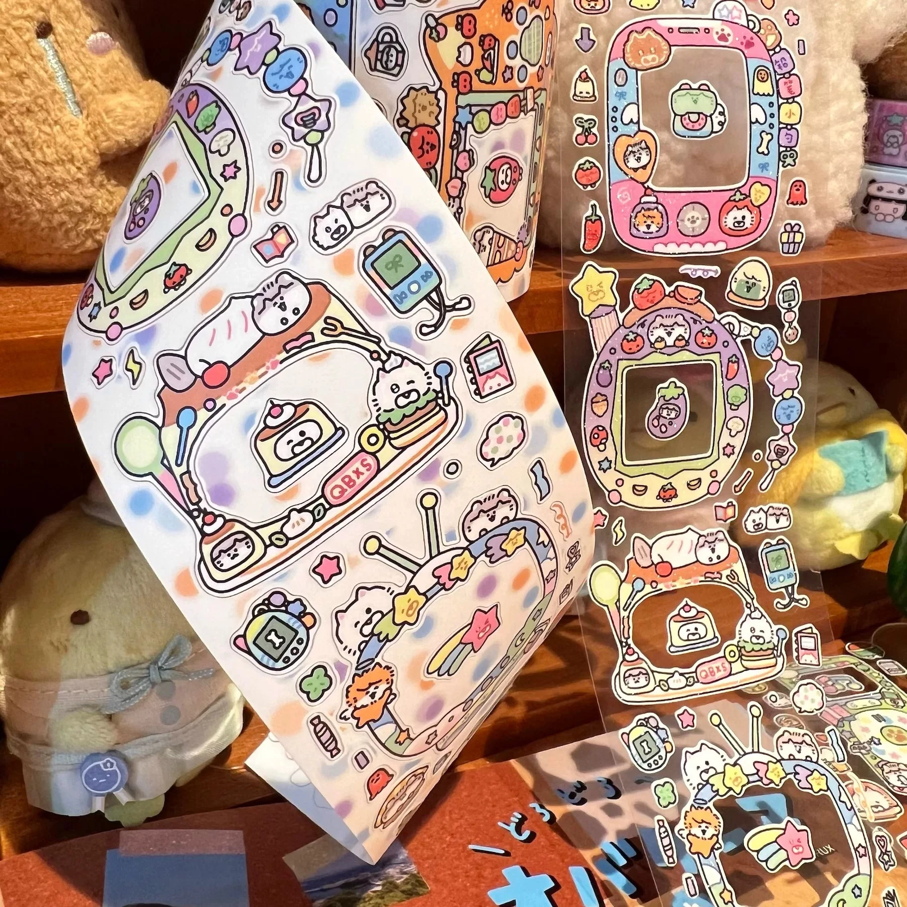 Cute Retro Electronic Communication Die cut Sticker DIY Deco Card Journal Scrapbooking Photo Card Phone Case Collage Supply
