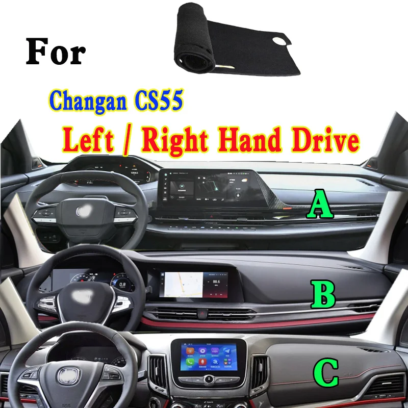 

For Changan CS55 S201 PLUS E-Rock Mk2 Accessories Dashmat Dashboard Cover Instrument Panel Insulation Sunscreen Protective Pad