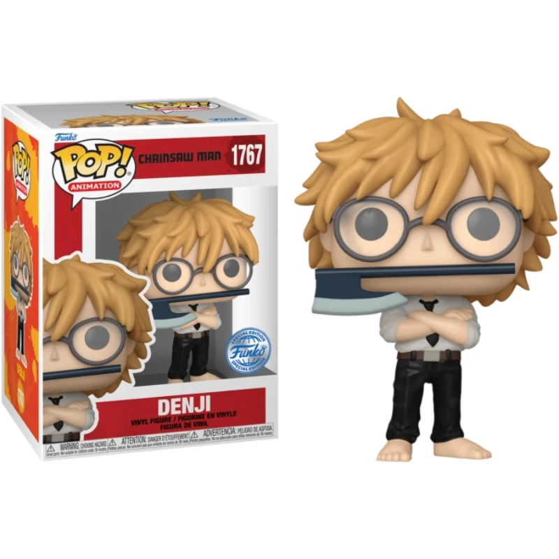 Funko POP Original Chainsaw Man Anime Figure Power Denji Action Figure Giocattoli per Ragazzi Ragazze Bambini Regalo Modello da collezione Ornamenti