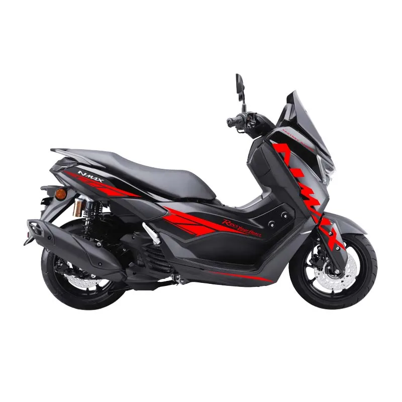 Compatible with 2025 2026 Yamaha NMAX155 Motorcycle Body Stickers Decals Graphic Kit No Residue Anti‑Scratch Decor Mod Parts