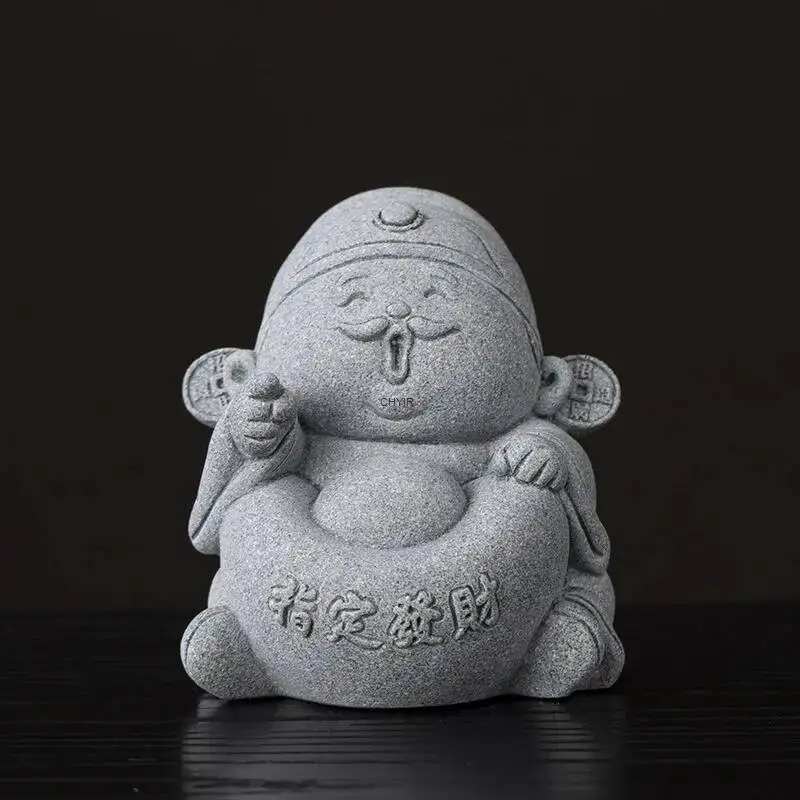 Tea Pet Fortune Ornament  Niche Desktop Decoration Wealth Craft Gift