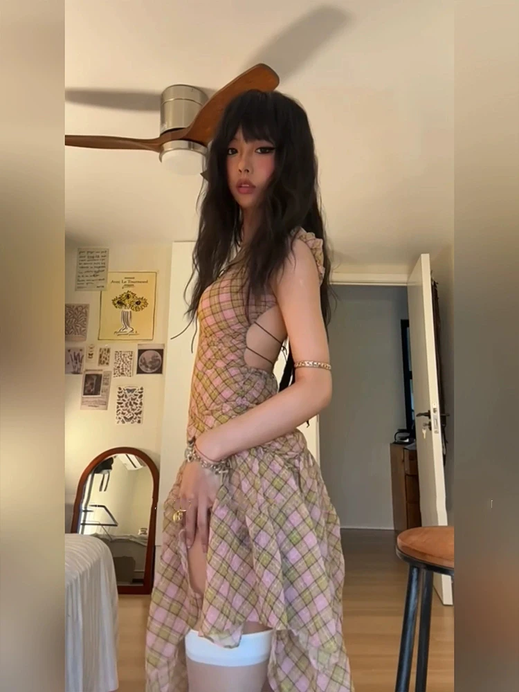 Xzy Plaid Wrap Dr W… - image