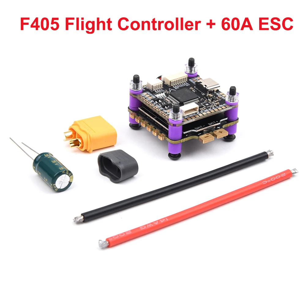 Mark4 7inch 295mm Carbon Fiber Frame F4 F405 Flight Control 60A ESC 2806.5 2807 1300KV Motor 5.8G 1.6W / 2.5W FPV VTX RC Set