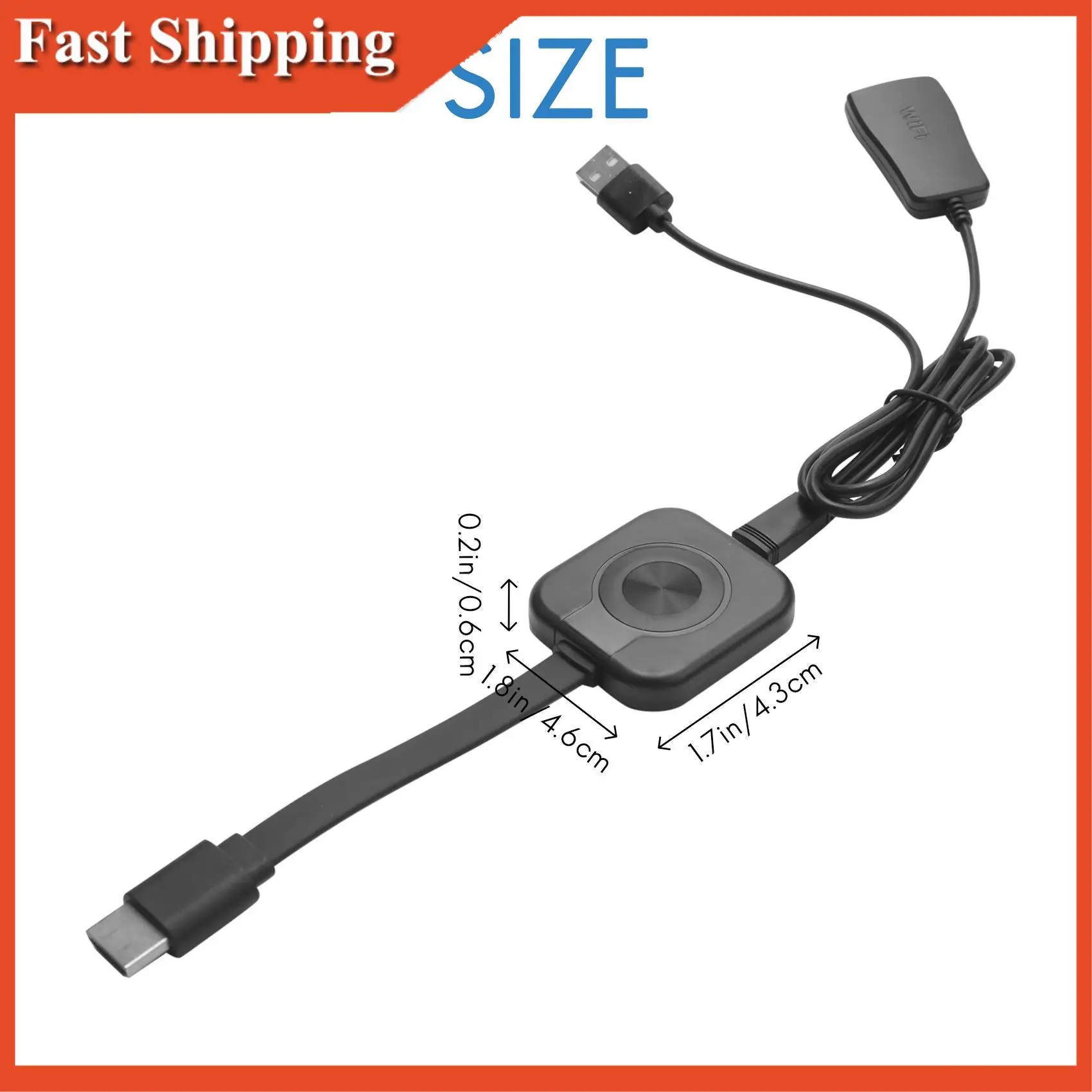 Эффективный ключ дисплея Wi-Fi-совместимый ТВ-ключ 1080P TV Stick Wi-Fi-ключ для Android Netflix Youtube для Ios Mac