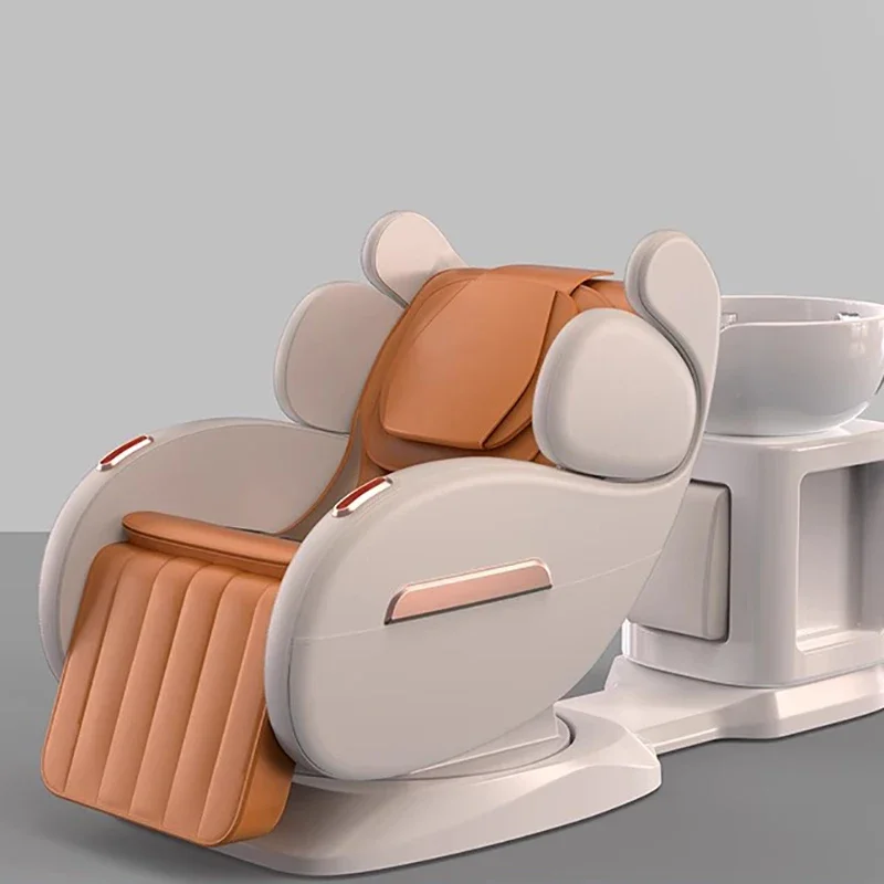 Chaise de lavage de cheveux électrique, Salon de coiffure, Chaise de rasage Simple, shampoing, Chaise de coiffure ergonomique, meubles de Salon de coiffure