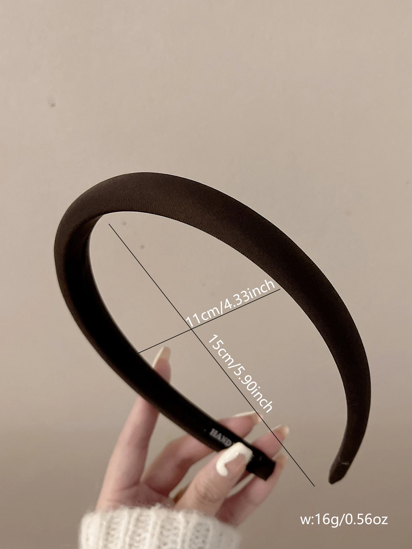 5 قطع من ربطة شعر رفيعة بلون الحلوى للسيدات للخريف مزخرفة جديدة بلون سادة وحفلات يومية بسيطة