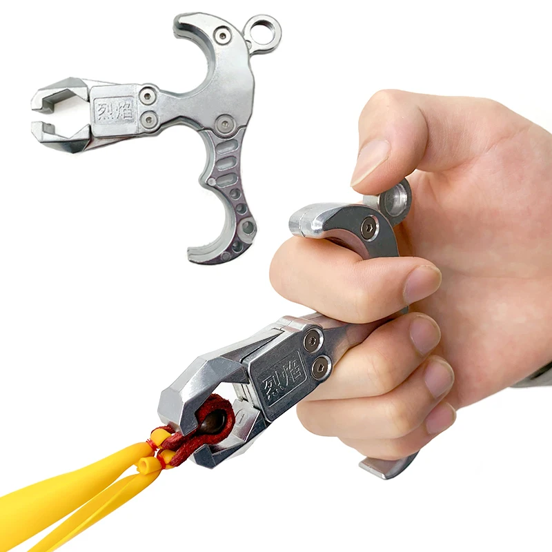 Imagem -04 - Dispositivo de Liberação de Dardo de Peixe Bola de Lama de Metal Estilingue Acessórios de Tiro Equipamento de Caça ao ar Livre