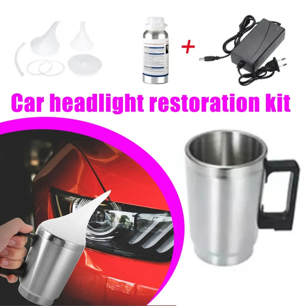 

Headlight Repair Kit Includes Atomizer Cup Heating Accessory Car Lens Repair Tool A Smooth Finish And Efficient Coating Repair