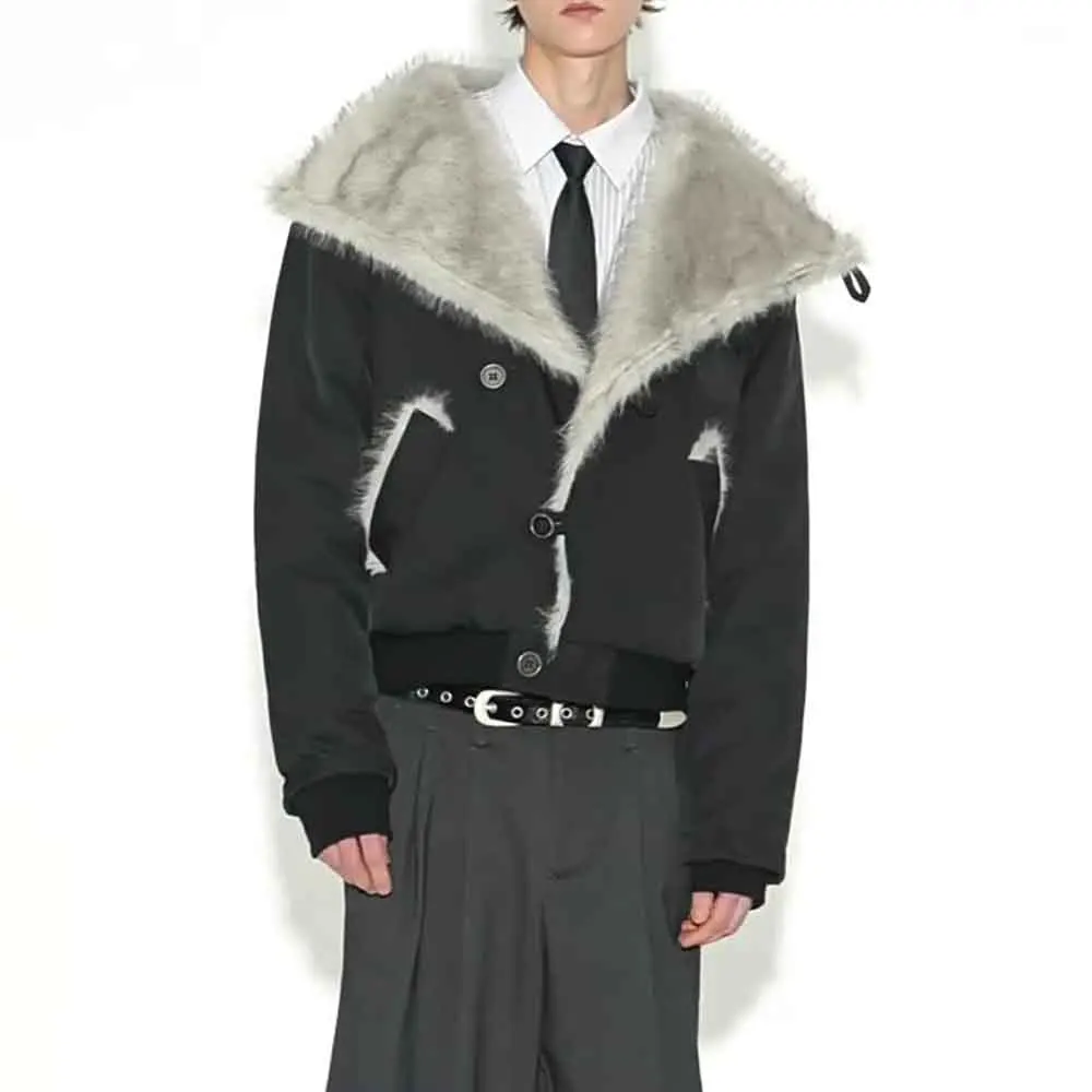 

Mens Autumn Jacket Fleece Warm Casual Jacket Fashion Daily Outdoor Versatile Comfortable Soft Youth Top Men'S Clothing 2025 New