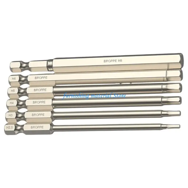 

Y5GD 5/6/7/8Pcs Allen Wrenches Drill Bit Set Screwdriver Bit for Assembling