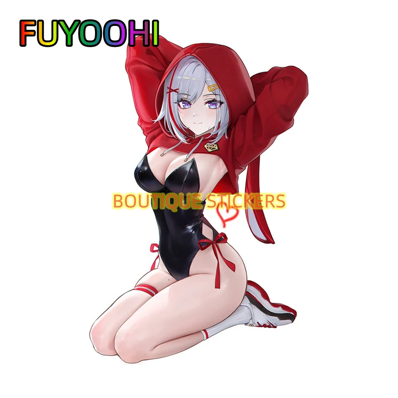 FUYOOHI Boutique Stickers Honkai Star Rail Topaz Sexy Simple Vinyl Car Decals Creative Sticker Wrap Waterproof Decor Car