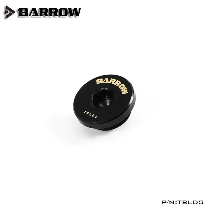 

Barrow TBLDS, G1 / 4 "Black Silver Hand tighten the lock seal sealing plug water cooling computer fittings