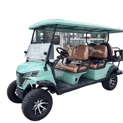 New ffordable 2/4/6/8-seat Golf Electric Carts for 6-Seater Sale Lithium 72V Custom Features Buggy With Comfortable Seats