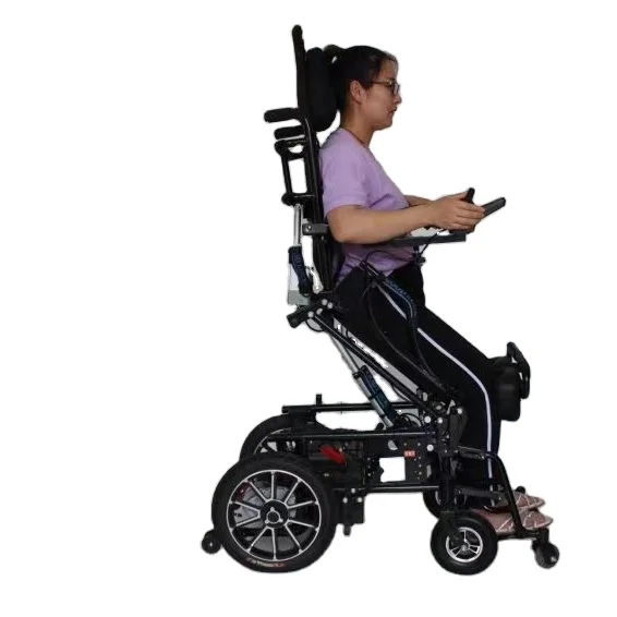 

Electric Standing Wheelchair Electric Reclining Wheelchair Driving On The Ground Electrically For Disabled Elderly-BZ-TH305-1