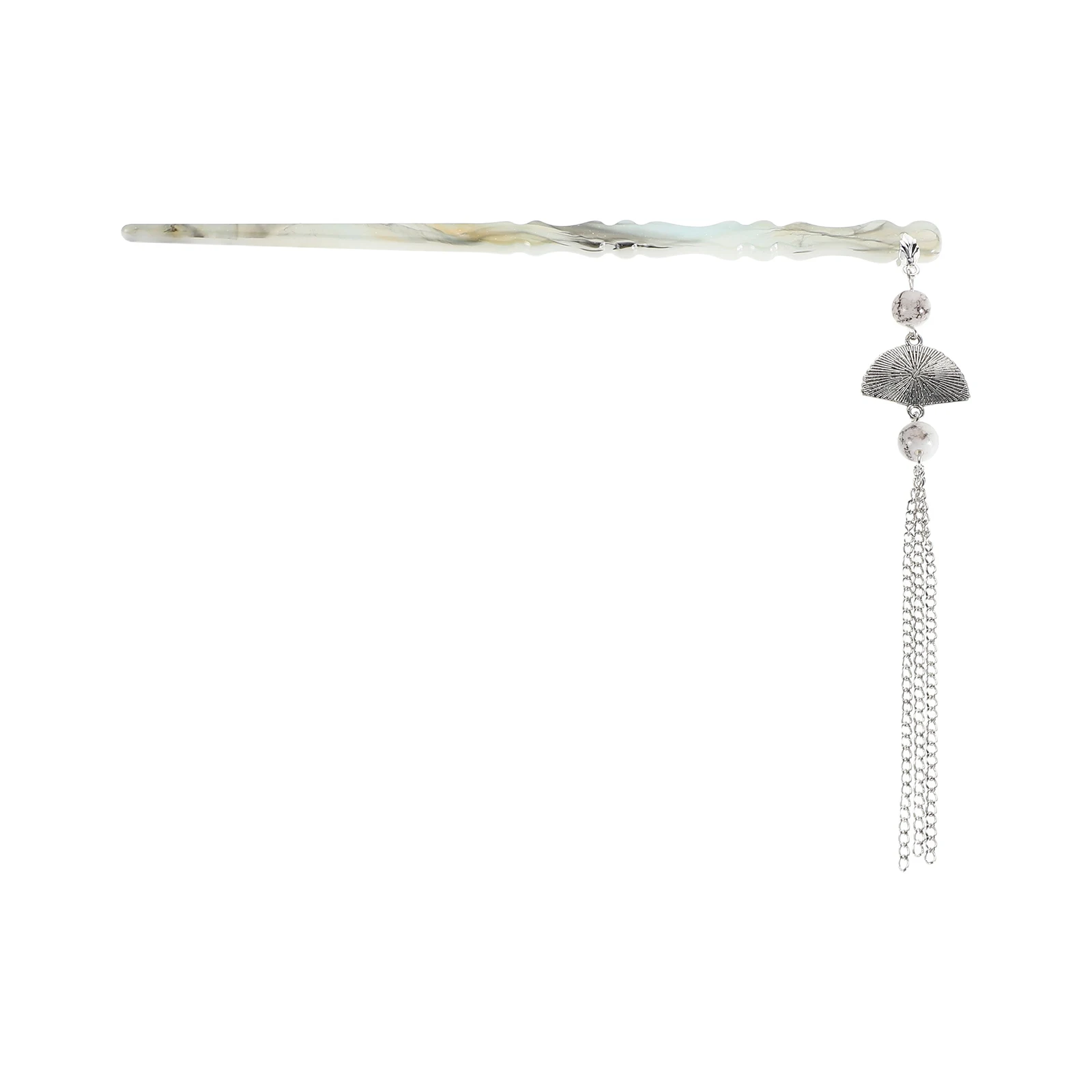 

Vintage Handmade Chinese Stick Tassel Metal Hairpin Ancient Style Hanfu Accessories Traditional Costume Party Performances