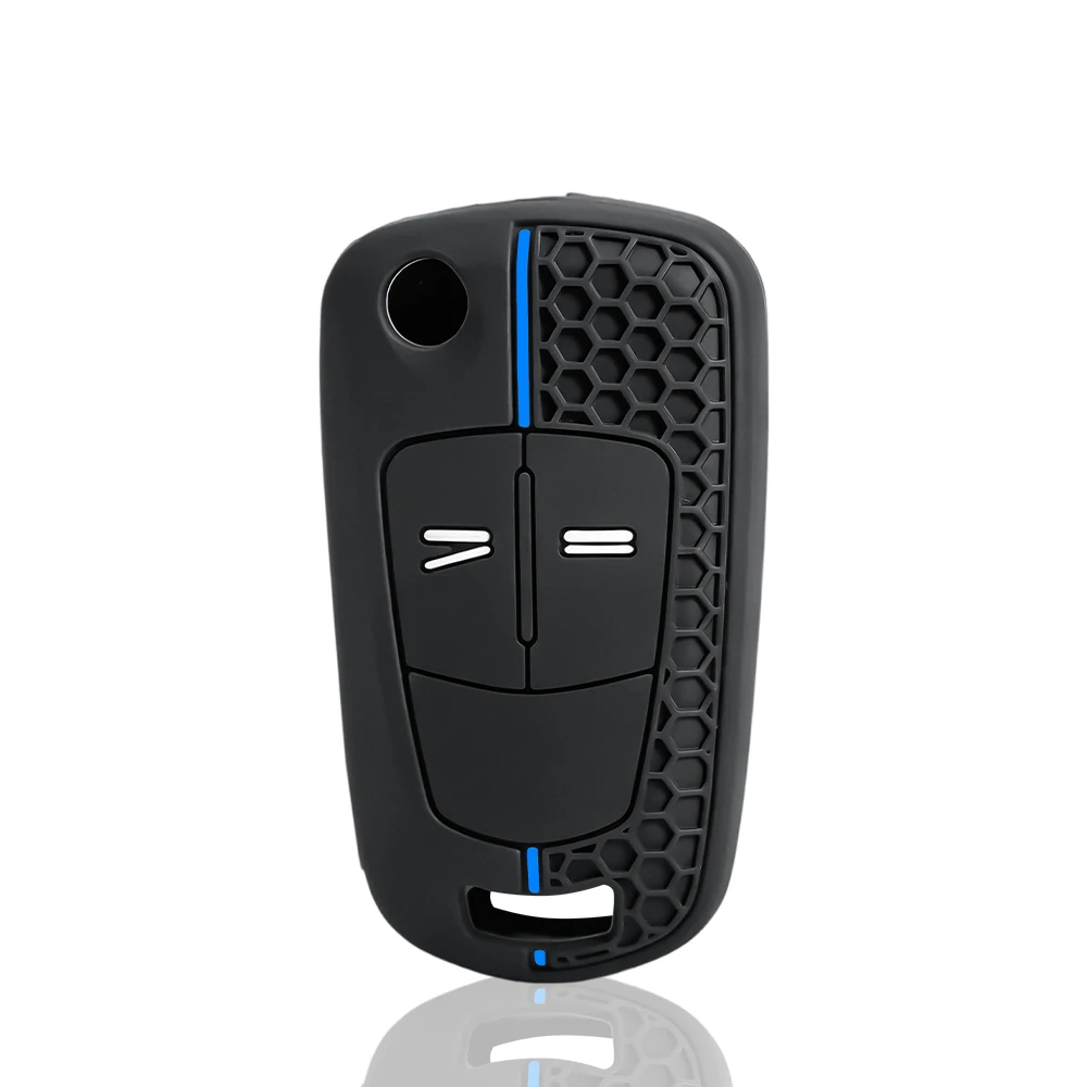 2Button Silicone Car Remote Key Cover Case for Opel Astra J Corsa D Zafira C Mokka Insignia Cascada Karl Adam Meriva Accessories