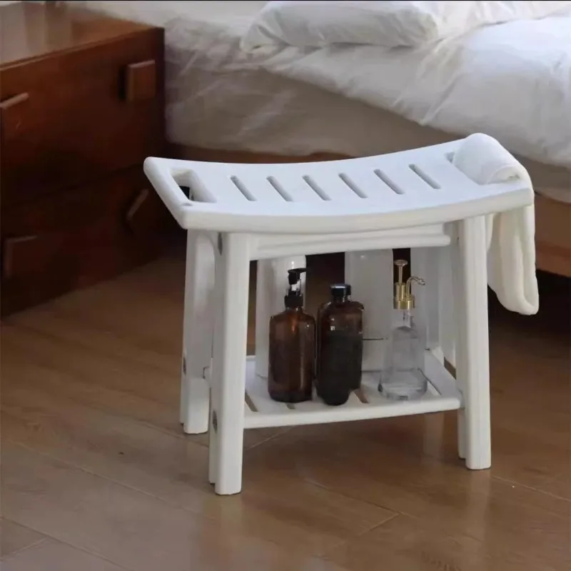 Shower Stool for Elderly And Pregnant Women Foldable Anti-Slip Bathroom Bench Safe Bath Seat Bathtub Stool Chairs