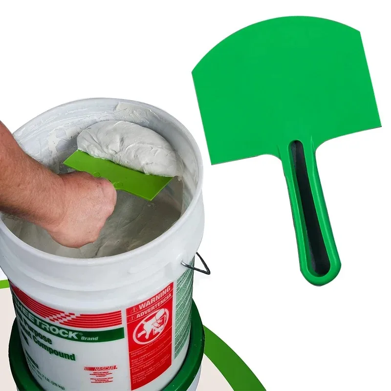 Curved Bucket Scoop Putty Knife Scraper Spackle Paint Drywall Finishing Plaster Scraping Decals Patch Construction Tools