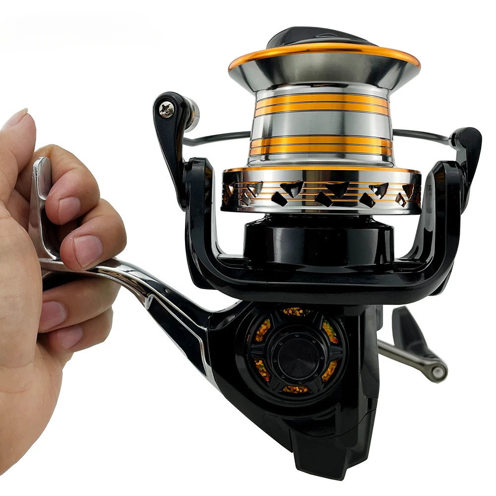 Imagem -02 - Long Shot Spinning Carretel de Pesca Surfcasting Água Salgada Oceano Jigging Reels Max Drag 30kg 9000 10000 12000 Series