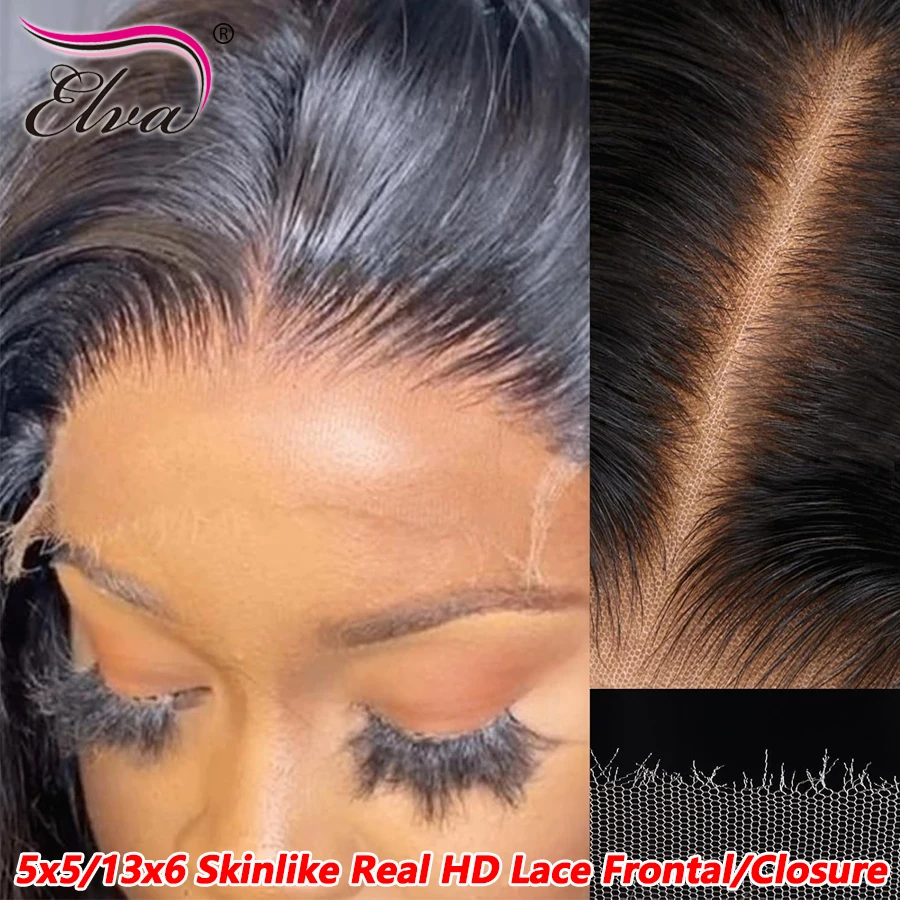 

5x5 HD Кружевная застежка Только прямые человеческие волосы Настоящие HD Прозрачные кружевные фронтальные 13X6 HD Закрытие Прямые 100 человеческих волос HD Закрытие