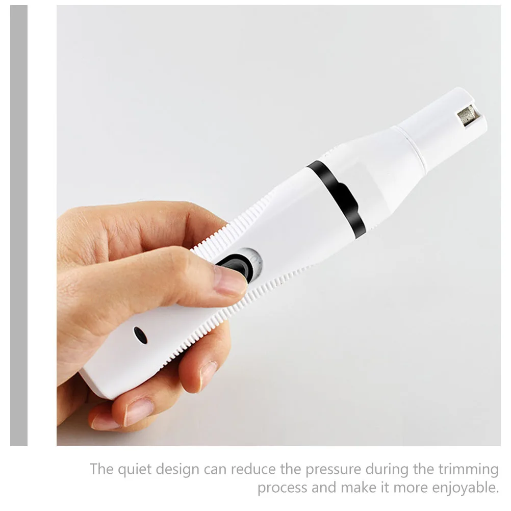 

Rechargeable Pet Dog Paw Cat Ear White H held Small Cutter Smooth Nail Trimmer Dog Hair Trimmer Pet Grooming Tool