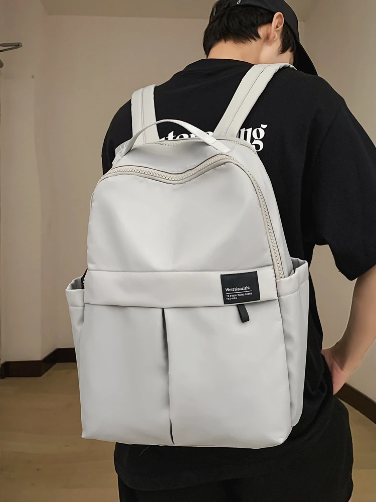 New fashion backpack large capacity short-distance travel bag simple design backpack multi-functional class bag