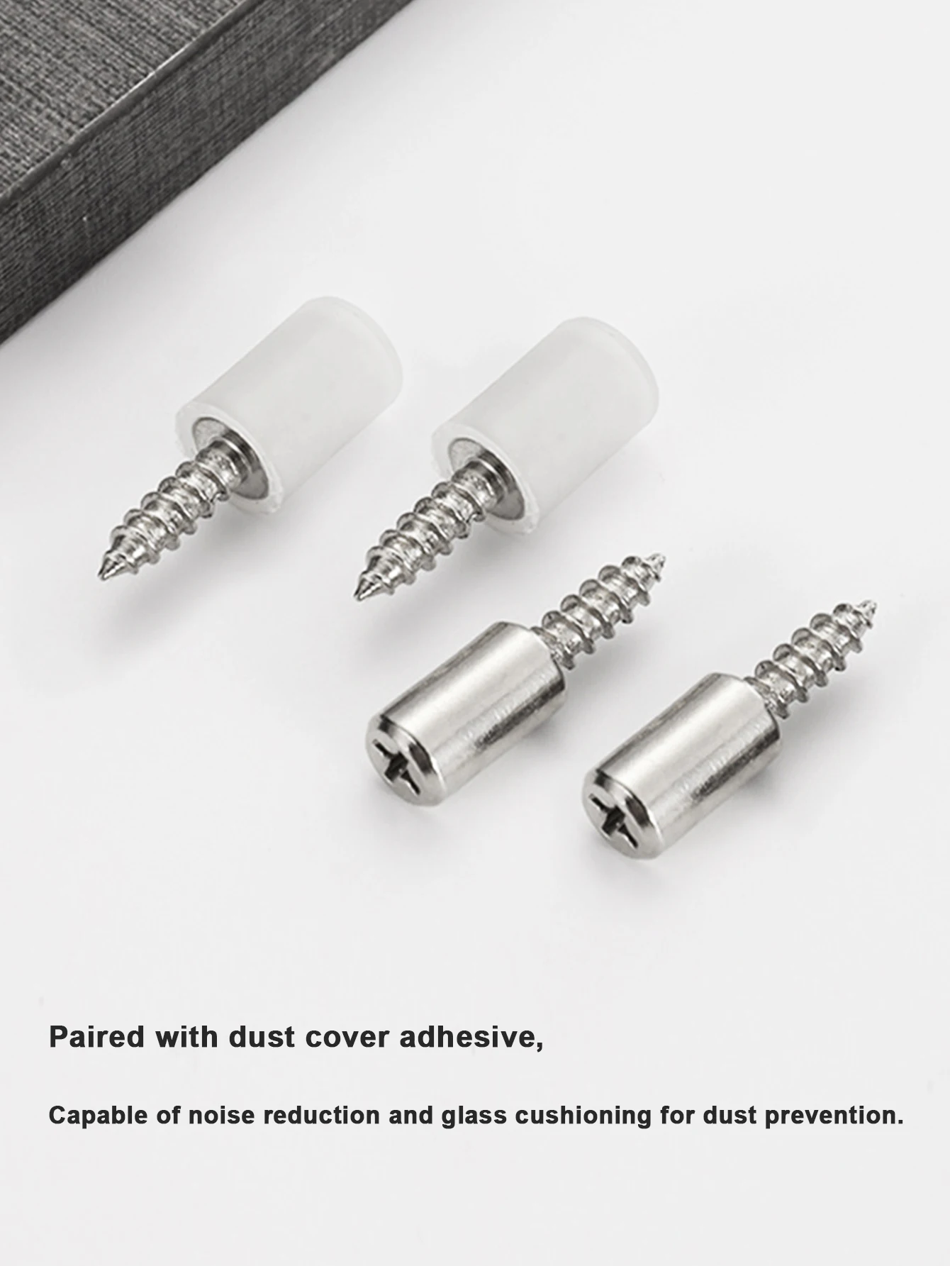 50/100PCS Transparent Self-Tapping Furniture Screw Protection Caps Anti-Scab Spacer Dots Shelf Supports Bumpers Cabinet Wardrobe