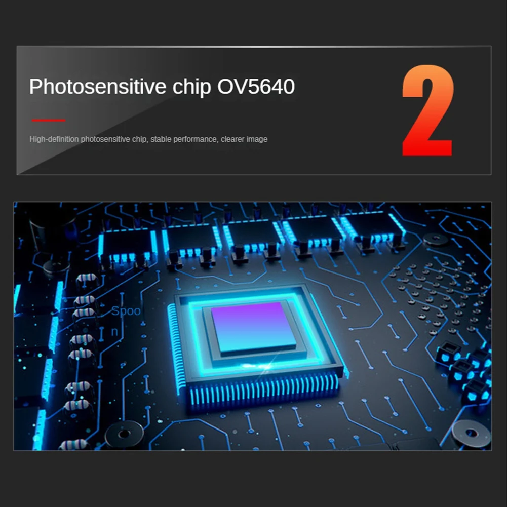 AAAE 5MP USB Camera Module 160 Degree Wide Angle OV5640 2592X1944 Fixed Focus Free Drive for Security Monitoring