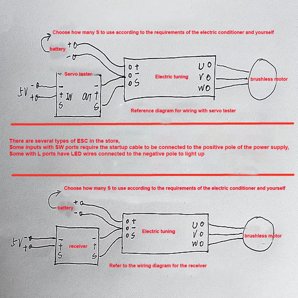 2S-3S 8A Mini Brushless Motor Driver Board BLDC Micro Electric Regulator Drive Electronic Speed Control for Aircraft Model