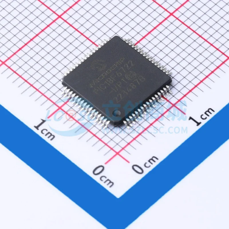 

1 PCS/LOTE PIC18F6722-I/PT PIC18F6722T-I/PT PIC18F6722 TQFP-64 100% New and Original IC chip integrated circuit