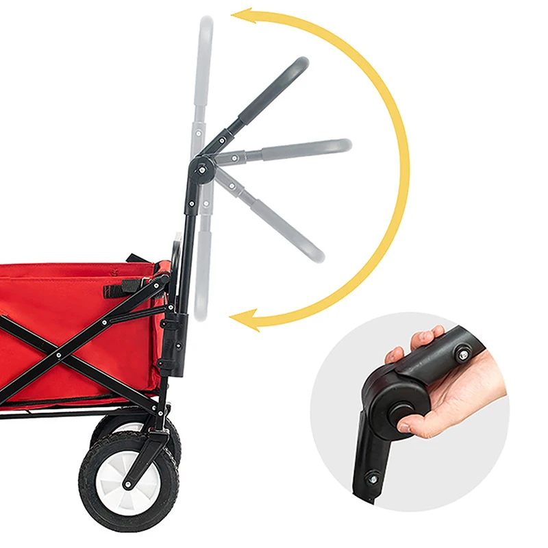 Lightweight Replacement Grip for Camping Wagon Trolley, Extendable Foldable Cart Handle